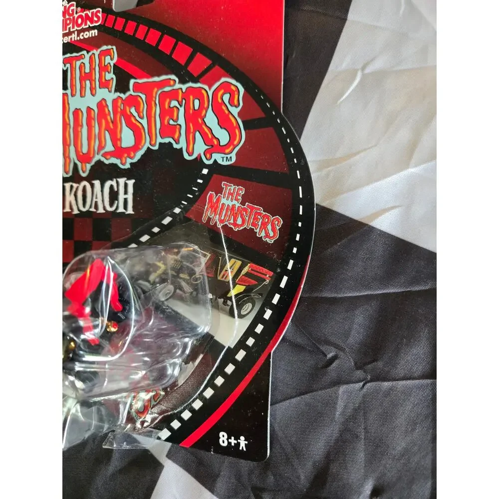 The Munsters Koach Die-Cast Car Racing Champions 2002 - New On Card Vintage